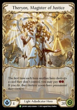Theryon, Magister of Justice (Cold Foil) - Judge Promos (Promo) [JDG-006]