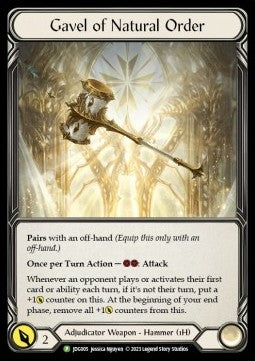 Gavel of Natural Order (Cold Foil) - Judge Promos (Promo) [JDG-005]