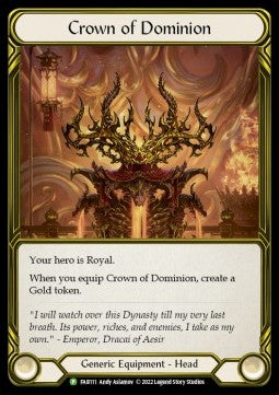 Crown of Dominion (Cold Foil Golden) - FAB Promos (Promo) [FAB-111]