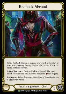 Redback Shroud (Cold Foil Golden) - FAB Promos (Promo) [FAB-123]
