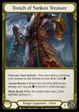 Trench of Sunken Treasure (Cold Foil Golden) - FAB Promos (Promo) [FAB-125]