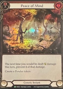 Peace of Mind (Red) (Rainbow Foil) - FAB Promos (Promo) [FAB-131]