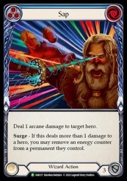 Sap (Blue) (Rainbow Foil) - FAB Promos (Promo) [FAB-117]
