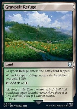 Graypelt Refuge - Commander: The Lord of the Rings: Tales of Middle-earth (Uncommon) [LTC-316]