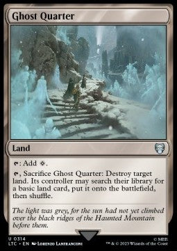Ghost Quarter - Commander: The Lord of the Rings: Tales of Middle-earth (Uncommon) [LTC-314]