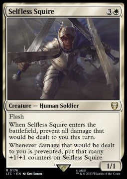 Selfless Squire - Commander: The Lord of the Rings: Tales of Middle-earth (Rare) [LTC-176]
