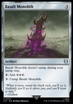 Basalt Monolith - Commander: The Lord of the Rings: Tales of Middle-earth (Uncommon) [LTC-274]