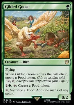 Gilded Goose - Commander: The Lord of the Rings: Tales of Middle-earth (Rare) [LTC-246]