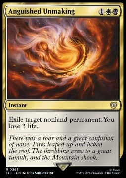 Anguished Unmaking - Commander: The Lord of the Rings: Tales of Middle-earth (Rare) [LTC-265]
