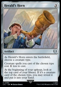 Herald's Horn - Commander: The Lord of the Rings: Tales of Middle-earth (Uncommon) [LTC-280]