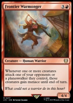 Frontier Warmonger - Commander: The Lord of the Rings: Tales of Middle-earth (Rare) [LTC-217]