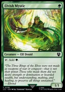 Elvish Mystic - Commander: The Lord of the Rings: Tales of Middle-earth (Common) [LTC-238]
