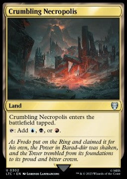 Crumbling Necropolis - Commander: The Lord of the Rings: Tales of Middle-earth (Uncommon) [LTC-302]