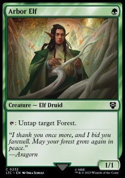 Arbor Elf - Commander: The Lord of the Rings: Tales of Middle-earth (Common) [LTC-232]
