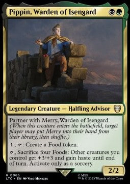 Pippin, Warden of Isengard - Commander: The Lord of the Rings: Tales of Middle-earth (Rare) [LTC-65]