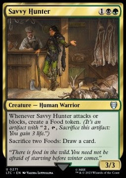 Savvy Hunter - Commander: The Lord of the Rings: Tales of Middle-earth (Uncommon) [LTC-271]