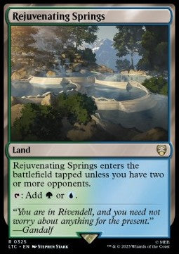 Rejuvenating Springs - Commander: The Lord of the Rings: Tales of Middle-earth (Rare) [LTC-325]