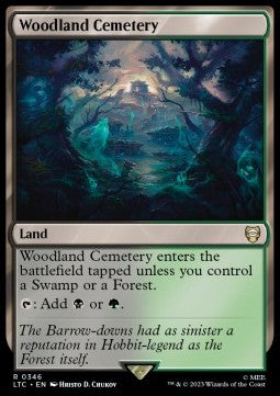 Woodland Cemetery - Commander: The Lord of the Rings: Tales of Middle-earth (Rare) [LTC-346]