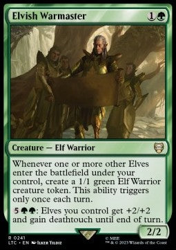 Elvish Warmaster - Commander: The Lord of the Rings: Tales of Middle-earth (Rare) [LTC-241]
