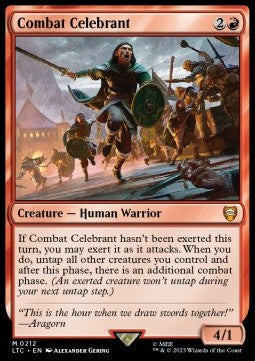 Combat Celebrant - Commander: The Lord of the Rings: Tales of Middle-earth (Mythic) [LTC-212]