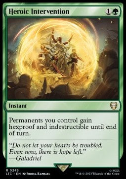 Heroic Intervention - Commander: The Lord of the Rings: Tales of Middle-earth (Rare) [LTC-249]