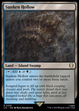 Sunken Hollow - Commander: The Lord of the Rings: Tales of Middle-earth (Rare) [LTC-335]