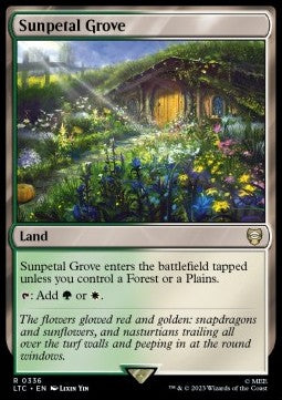Sunpetal Grove - Commander: The Lord of the Rings: Tales of Middle-earth (Rare) [LTC-336]