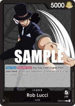 Rob Lucci (OP03-076) (V.1) - Pillars of Strength (Leader) [OP03-076]