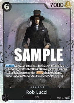 Rob Lucci (OP03-092) (V.1) - Pillars of Strength (Super Rare) [OP03-092]