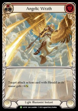 Angelic Wrath (Red) (Extended Art Rainbow Foil) - LGS Promos (Promo) [LGS-161]