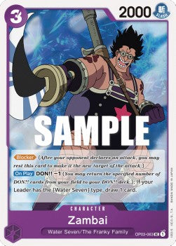 Zambai (OP03-063) - Pillars of Strength (Uncommon) [OP03-063]