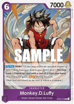Monkey.D.Luffy (OP03-070) - Pillars of Strength (Rare) [OP03-070]