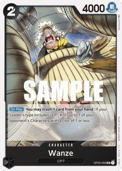 Wanze (OP03-093) - Pillars of Strength (Uncommon) [OP03-093]