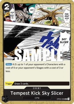 Tempest Kick Sky Slicer (OP03-096) - Pillars of Strength (Uncommon) [OP03-096]