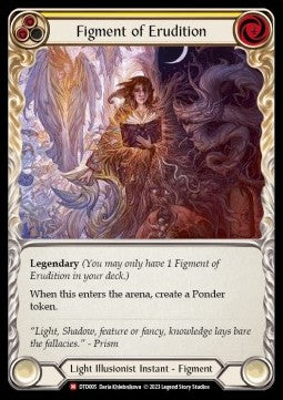 Figment of Erudition // Suraya, Archangel of Erudition (Regular) - Dusk till Dawn (Majestic) [DTD-005]