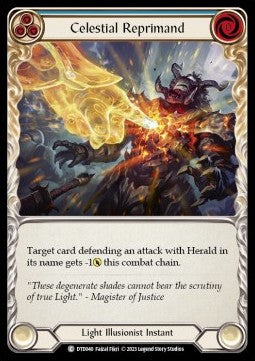 Celestial Reprimand (Blue) (Regular) - Dusk till Dawn (Common) [DTD-040]
