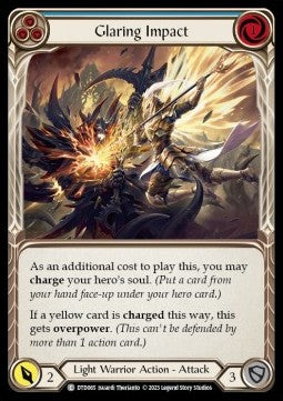 Glaring Impact (Blue) (Rainbow Foil) - Dusk till Dawn (Common) [DTD-065]