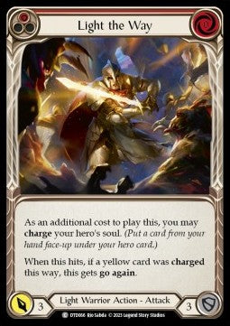 Light the Way (Red) (Rainbow Foil) - Dusk till Dawn (Common) [DTD-066]