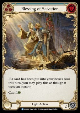 Blessing of Salvation (Blue) (Regular) - Dusk till Dawn (Rare) [DTD-087]