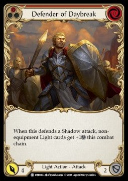 Defender of Daybreak (Red) (Regular) - Dusk till Dawn (Common) [DTD-094]