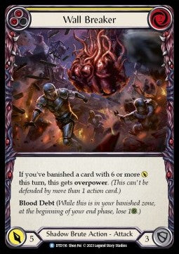Wall Breaker (Yellow) (Rainbow Foil) - Dusk till Dawn (Rare) [DTD-116]