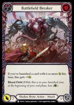 Battlefield Breaker (Red) (Rainbow Foil) - Dusk till Dawn (Common) [DTD-121]