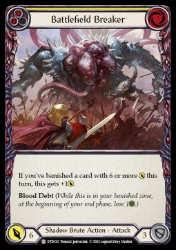 Battlefield Breaker (Yellow) (Rainbow Foil) - Dusk till Dawn (Common) [DTD-122]