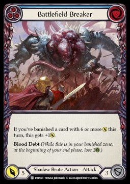 Battlefield Breaker (Blue) (Regular) - Dusk till Dawn (Common) [DTD-123]