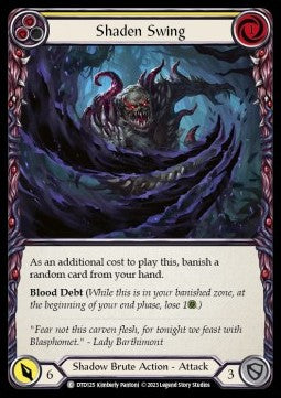 Shaden Swing (Yellow) (Rainbow Foil) - Dusk till Dawn (Common) [DTD-125]