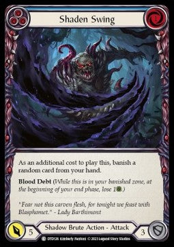 Shaden Swing (Blue) (Rainbow Foil) - Dusk till Dawn (Common) [DTD-126]