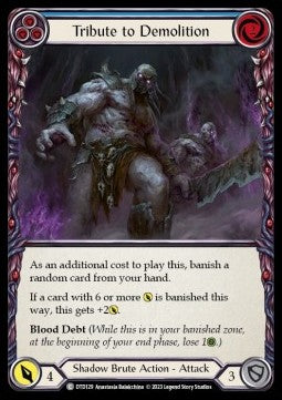 Tribute to Demolition (Blue) (Rainbow Foil) - Dusk till Dawn (Common) [DTD-129]