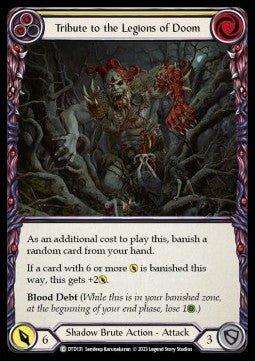 Tribute to the Legions of Doom (Yellow) (Rainbow Foil) - Dusk till Dawn (Common) [DTD-131]