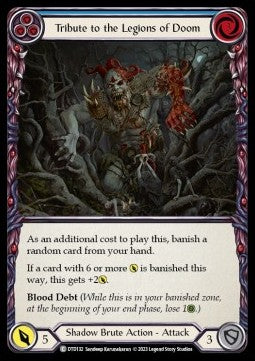 Tribute to the Legions of Doom (Blue) (Rainbow Foil) - Dusk till Dawn (Common) [DTD-132]
