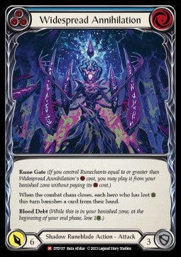 Widespread Annihilation (Regular) - Dusk till Dawn (Majestic) [DTD-137]
